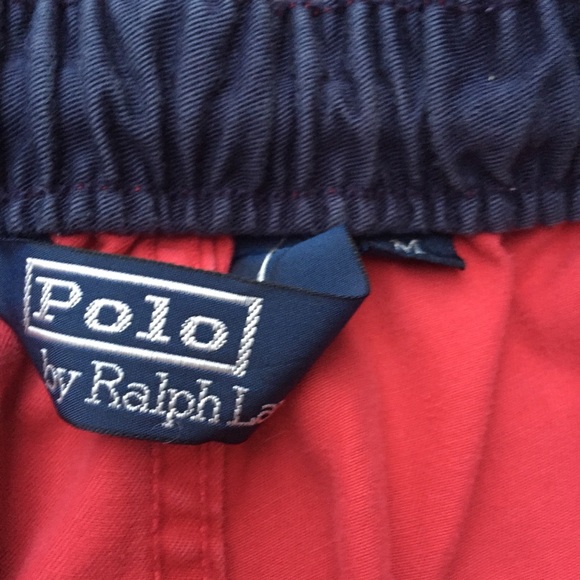 Vintage 90’s Polo By Ralph Lauren Spellout Shorts - Picture 3 of 8